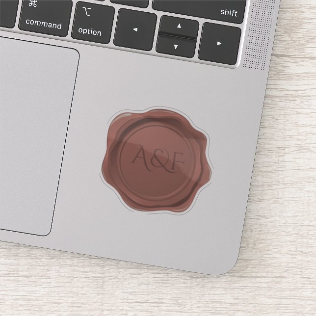 Fancy Terra Cotta Wax Personalized Vinyl (Detail)