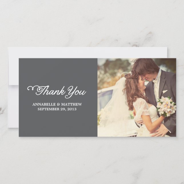 Fancy Thank You Photo Cards (Front)