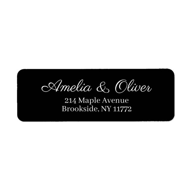 Fancy Timeless Minimalist Wedding | Personalized (Front)