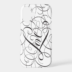 Fancy Tourbillonnant Flourished Love Calligraphie