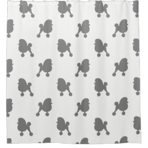 Fancy Toy Poodle Silhouettes Pattern