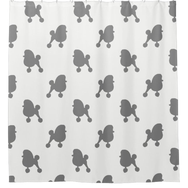 Fancy Toy Poodle Silhouettes Pattern (Front)