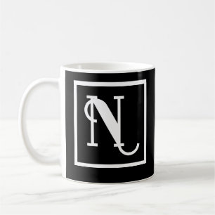 Fancy Typographical letter N Coffee Mug