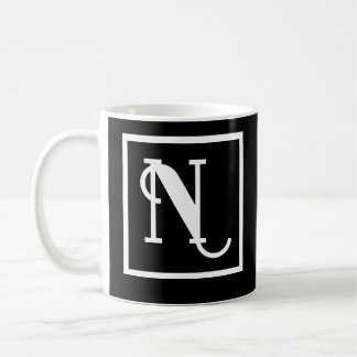 Fancy Typographical letter N Coffee Mug
