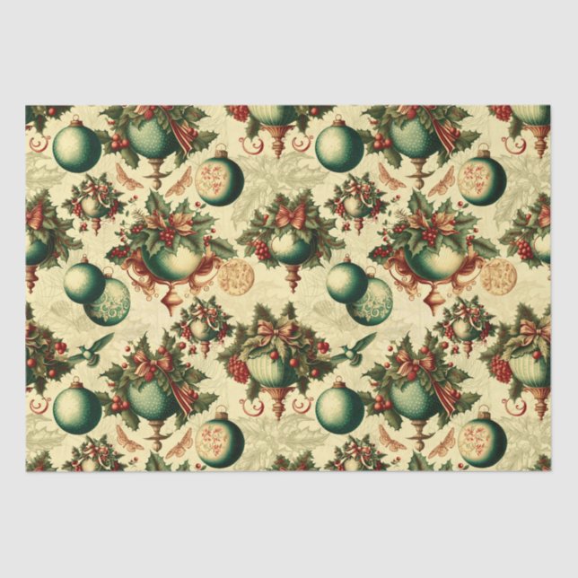 Fancy Victorian Ornaments  Tissue Paper (Front)