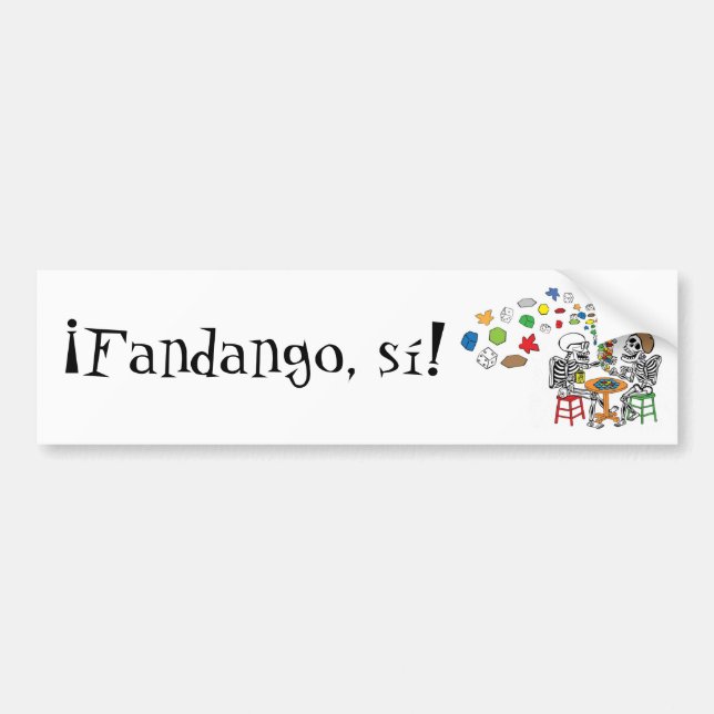 Fandango Si Bumper Sticker (Front)