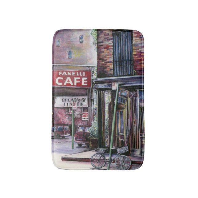 Fanelli Charm, New York City Bath Mat (Front Vertical)