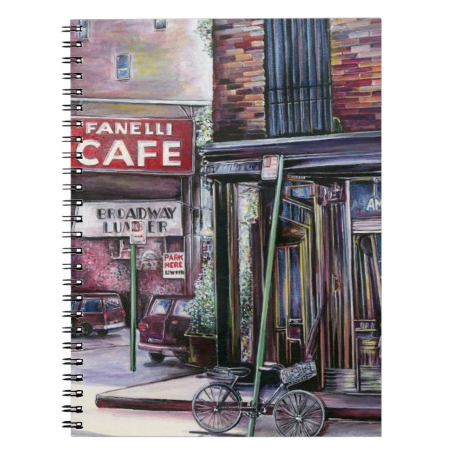 Fanelli's Charm, New York City, Soho, New York Notebook (Front)