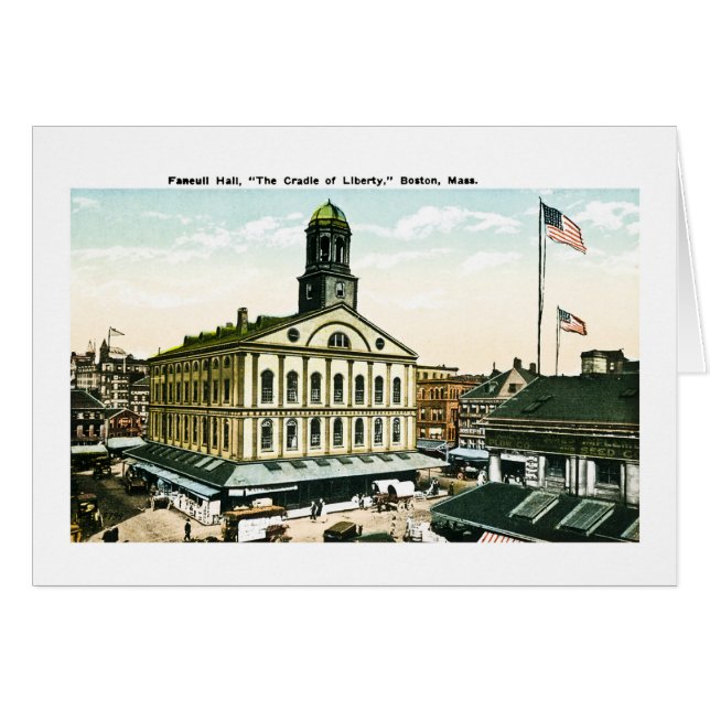 Faneuil Hall, Boston, le Massachusetts (Devant horizontal)