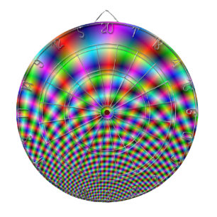 Fanfare in Neon Lights Dartboard