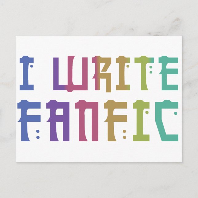 Fanfic Pride Postcard (Front)