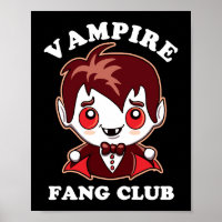 Fang Club | Funny Pun And Cute Vampire
