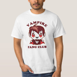 Fang Club   Funny Pun And Cute Vampire T-Shirt