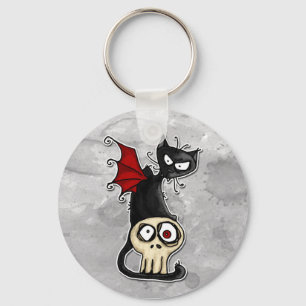fang kitty keychain
