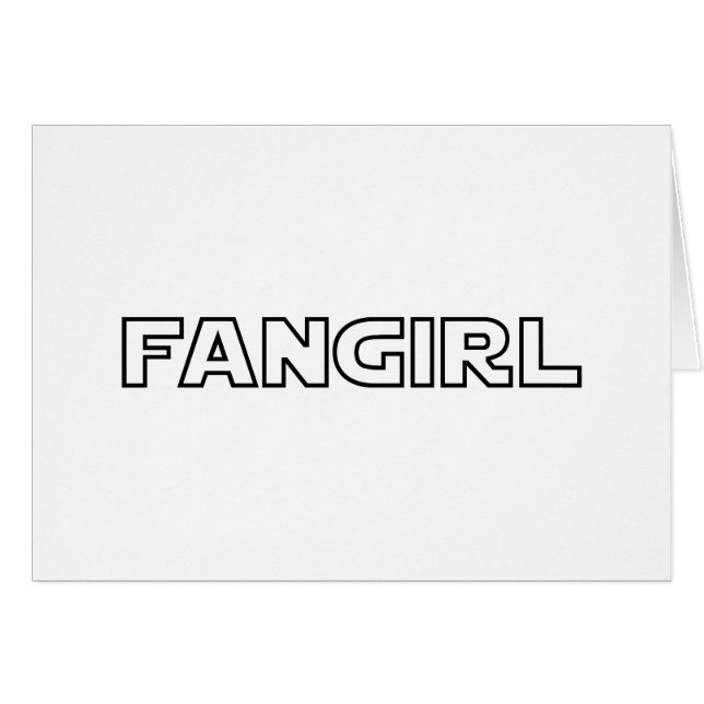 FANGIRL CARD (Front Horizontal)