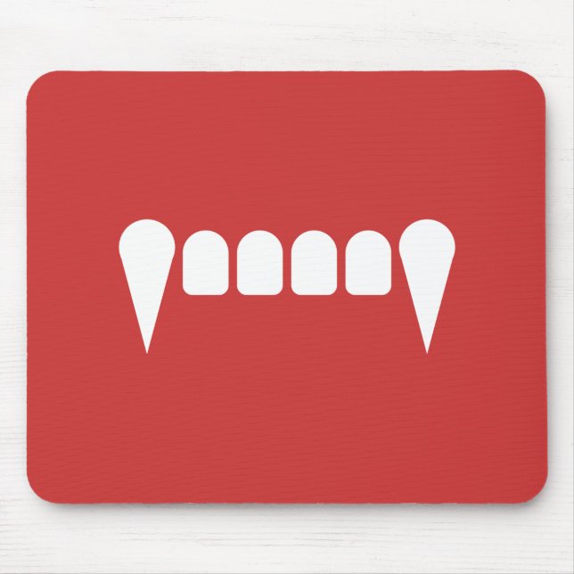 Fangs Mousemat Mouse Pad (Front)