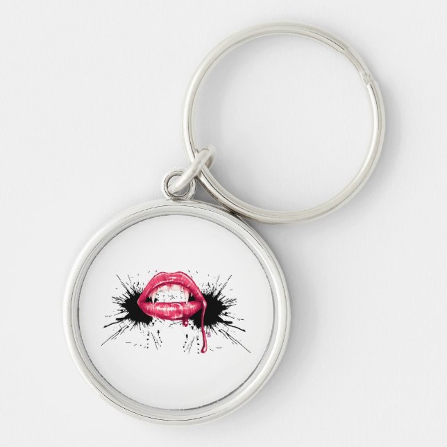 Fangs Splash  Keychain (Front)