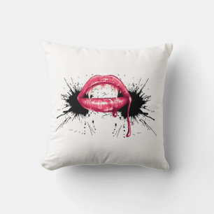 Fangs Splash Throw Pillow