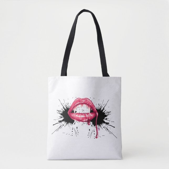 Fangs Splash  Tote Bag (Front)