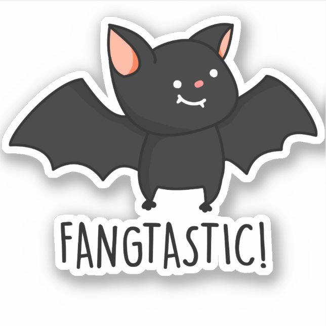 Fangtastic Funny Halloween Pun  (Front)