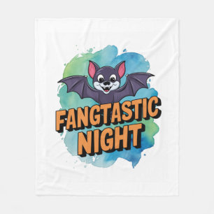Fangtastic Night Fleece Blanket