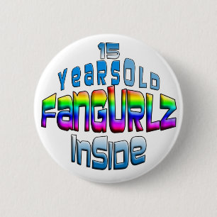 FangUrlZ 2 2 Inch Round Button