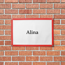 Bannière rectangulaire de promotion de marque simp