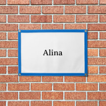 Bannière rectangulaire de promotion de marque simp
