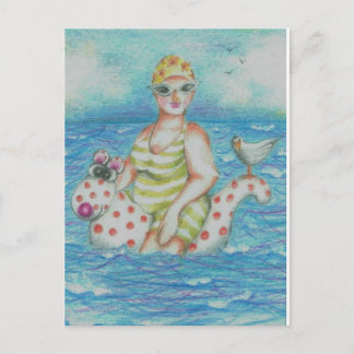 Fanni does Flamborough Postcard