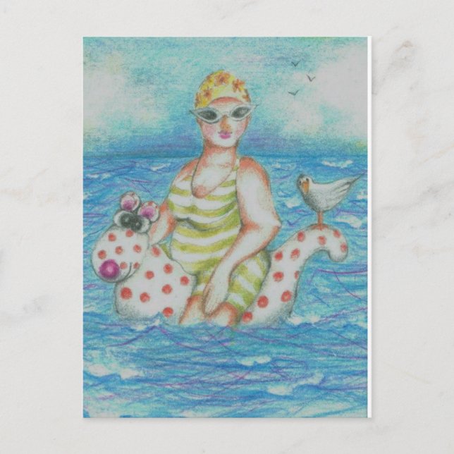 Fanni does Flamborough Postcard (Front)