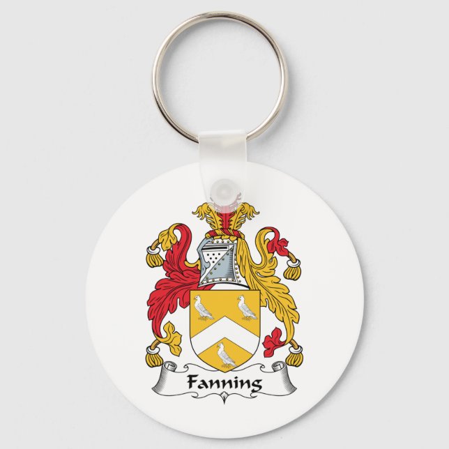 Fanning Family Crest Keychain (Front)