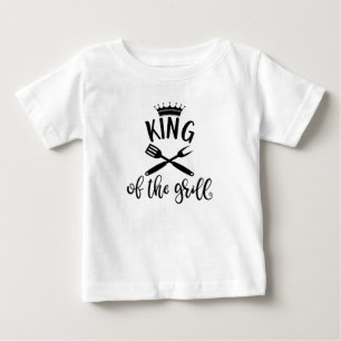 Fanny Bbq Saying King Of The Grill Baby T-Shirt