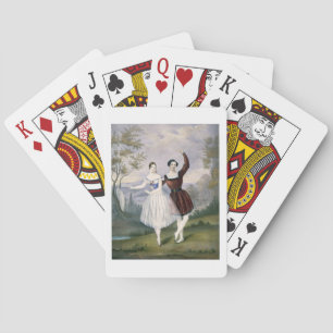 Fanny Cerrito (1817-1909) and Sigr. Guerra, in the Playing Cards