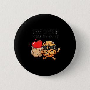 Fanny Cookie Day National Chocolate Chip Designer  2 Inch Round Button
