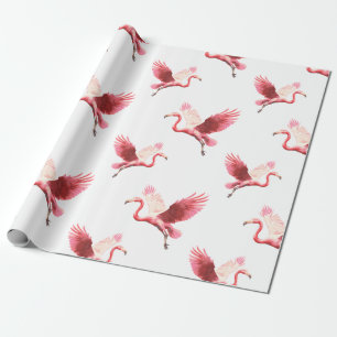 Fanny Flamingo gift wrap