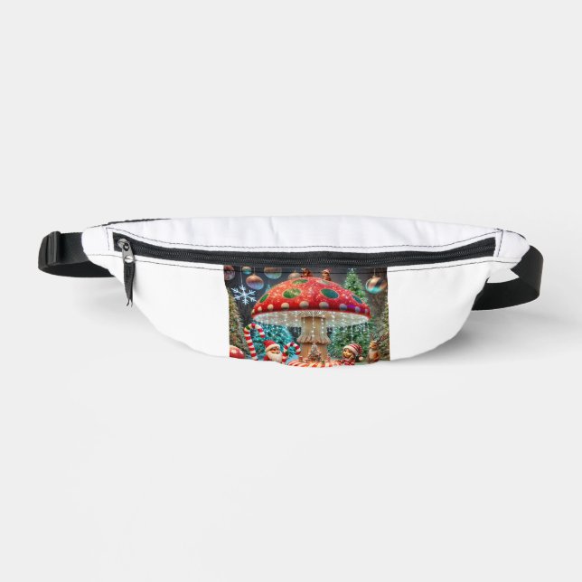Fanny Pack: Christmas Mushroom Design Pack (Front)