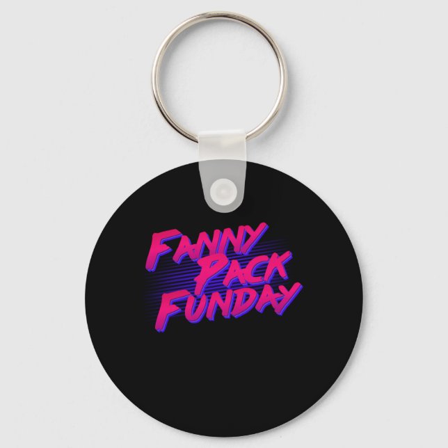 Fanny Pack Funday Keychain (Front)