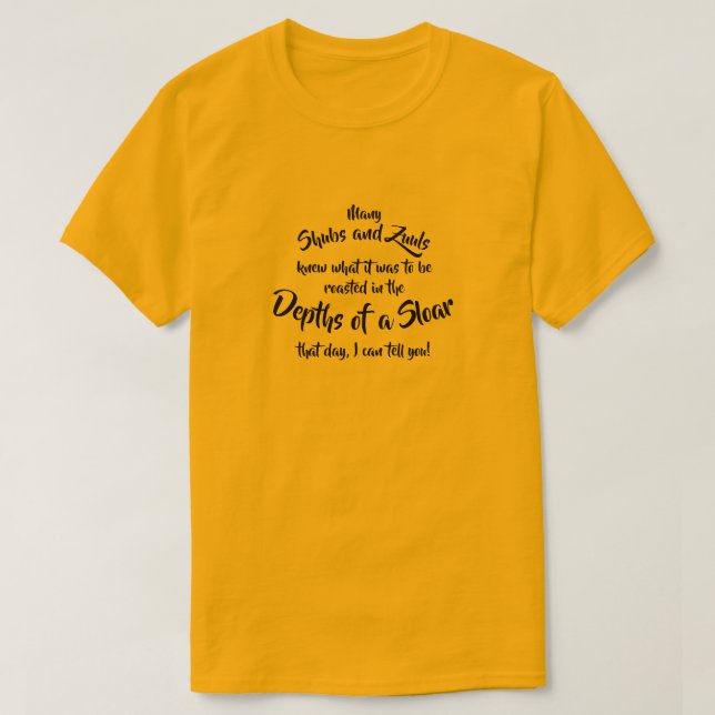 Fans of Gozer! T-Shirt (Design Front)