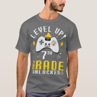Fans Students Level Up 7th Grade Unlocked First Da T-Shirt