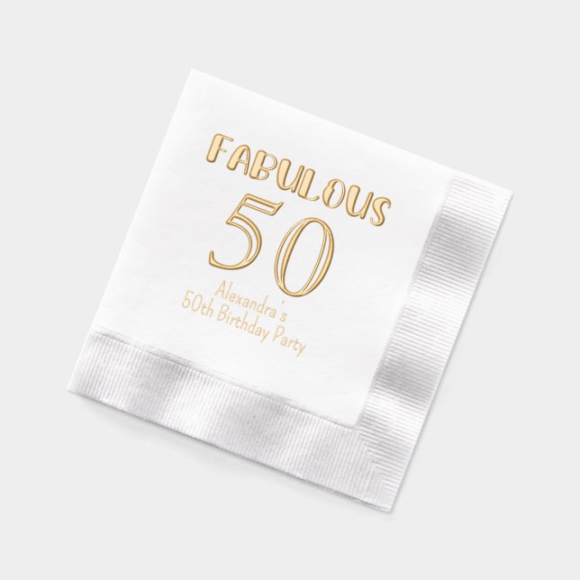 Fantabulous 50 (ou n'importe quel âge) Anniversair (Gauche)