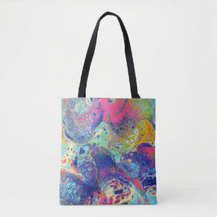 Fantabulous Acrylic Pour All Over Tote Bag