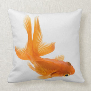 Fantail goldfish (Carassius auratus) 2 Throw Pillow