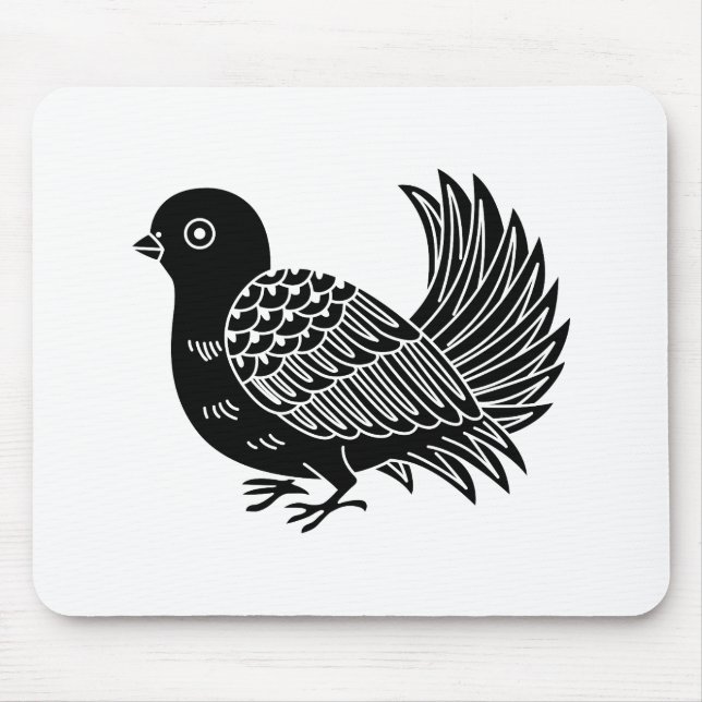 Fantail Mouse Pad (Front)