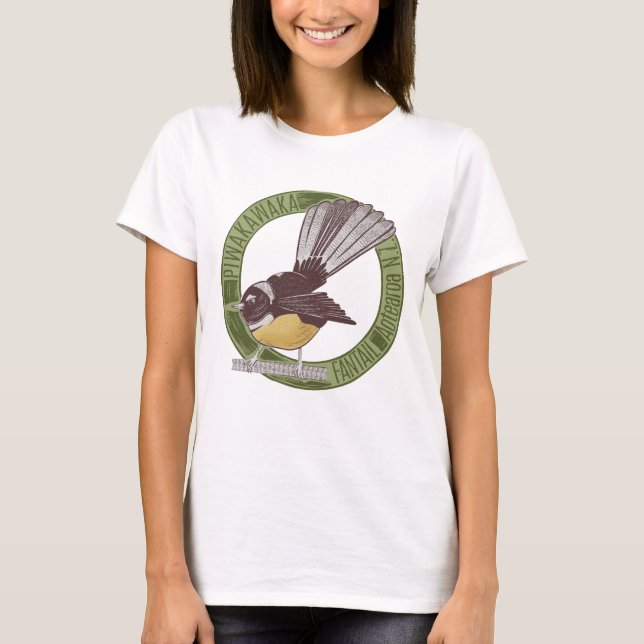 Fantail NZ Aotearoa T-Shirt (Front)