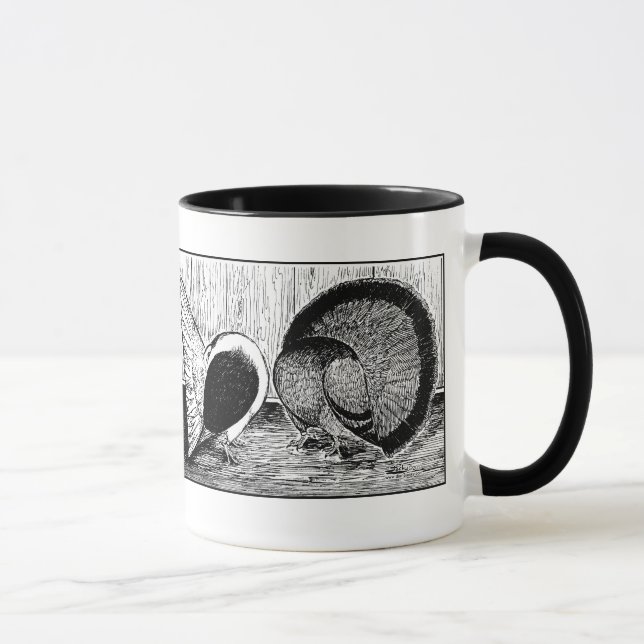Fantail Pair Mug (Right)