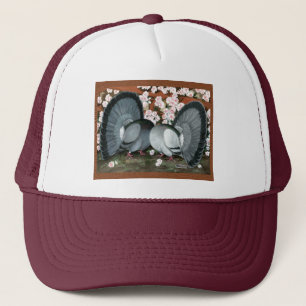 Fantail Pigeons Matched Pair Trucker Hat