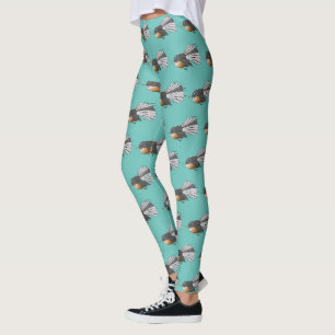 Fantail Piwakawaka Leggings
