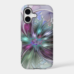 Fantaisie Abstraite Moderne Fleur Fractale Colorée
