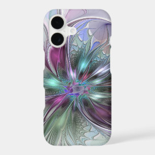 Fantaisie Abstraite Moderne Fleur Fractale Colorée
