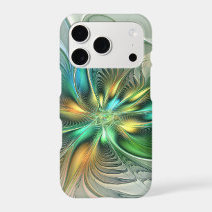 Fantaisie Abstraite Moderne Fleur Fractale Colorée